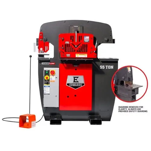 55 Ton Ironworker  with Coper Notcher Edwards