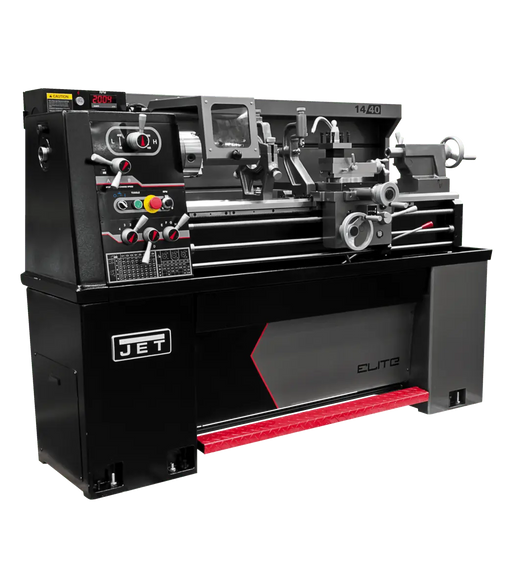 Elite 13" x 40" EVS Lathe With ACU-RITE 303 DRO With Taper Attachment | E-1340VS Jet