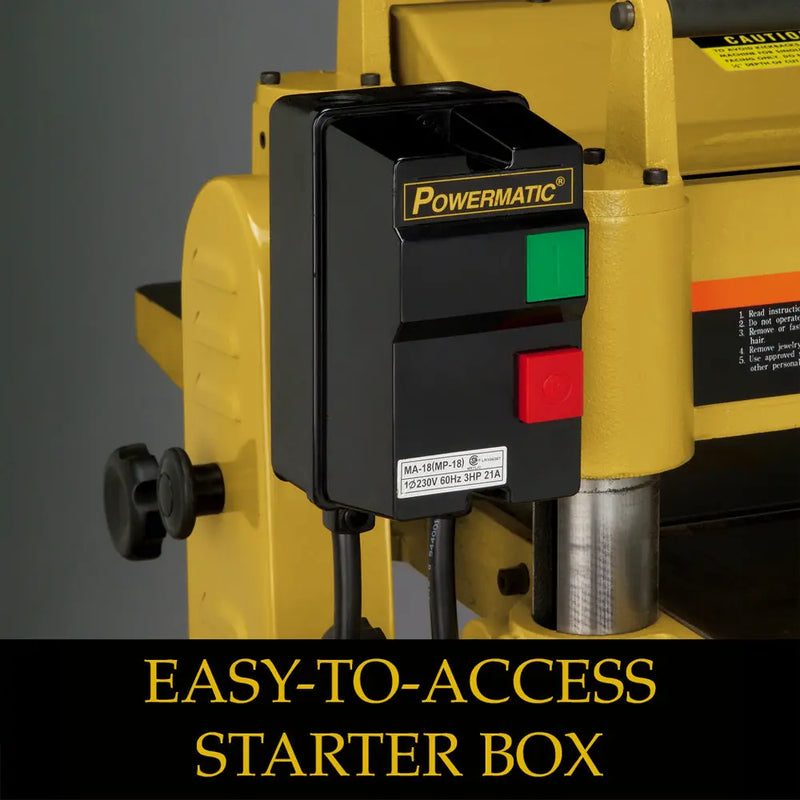 Powermatic 15HH 15" Helical Head Planer Powermatic