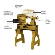 Powermatic 2020B Lathe, 2HP, 1 or 3PH, 220V Powermatic