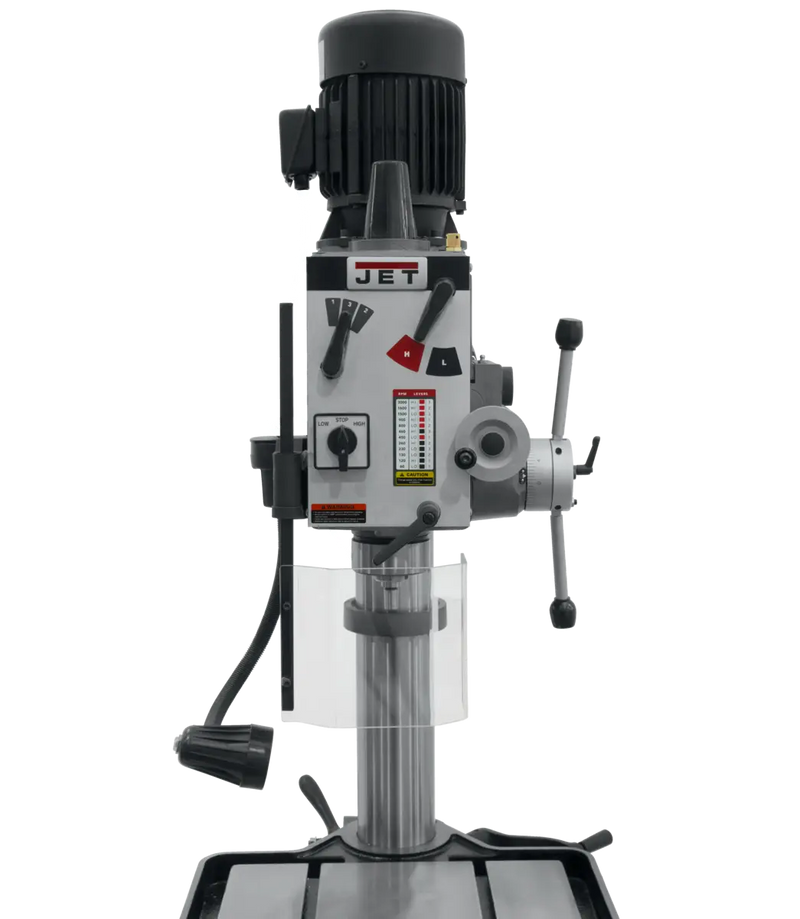 20" Geared Head Drill Press with Power Downfeed - 230V | GHD-20PF Jet
