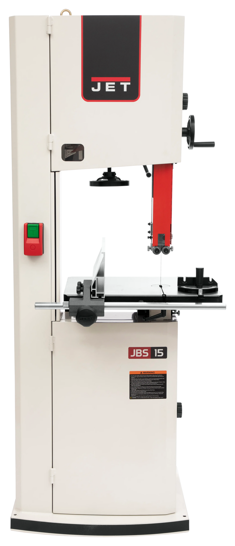 JET JWBS-15, 15" Bandsaw, 1-3/4HP 115v JET