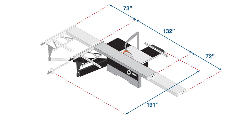 Maksiwa BMP.3200.IR Platinum Sliding Panel Saw Maksiwa