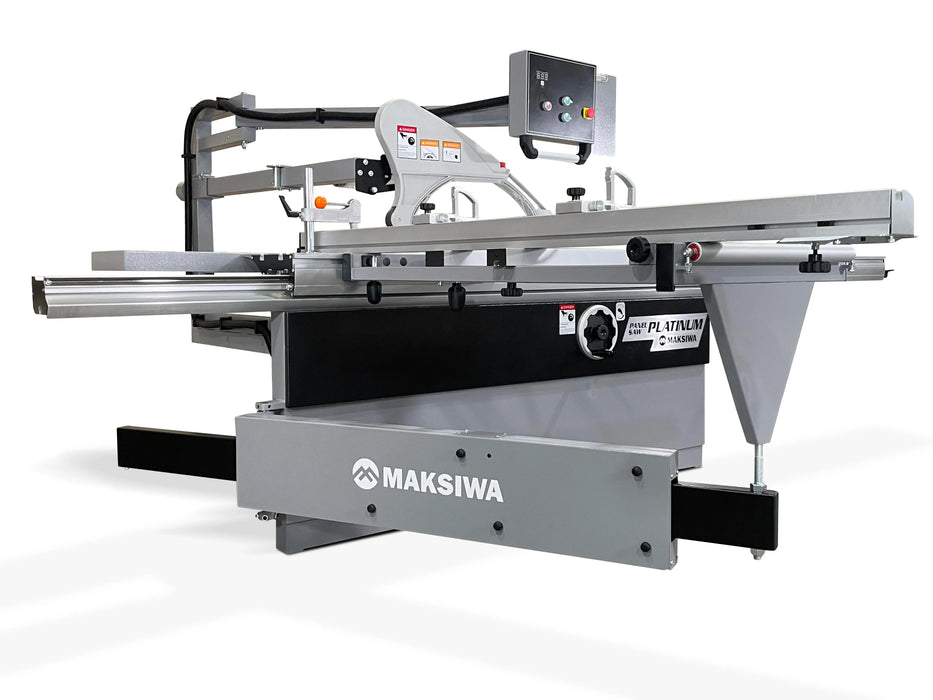 Maksiwa Sliding Panel Saw Platinum - 10 foot - 7.5HP / 3 Phase - Sawtooth Supplies