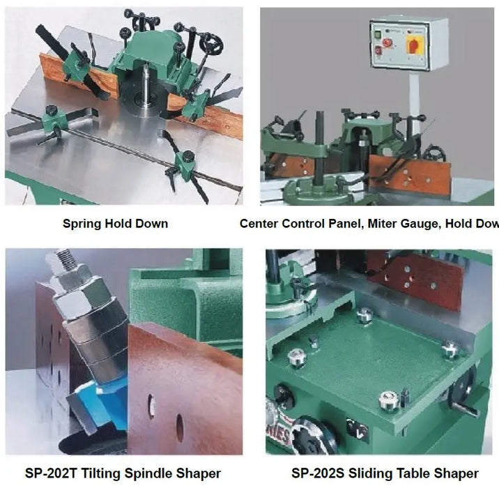 Castaly Industrial Shaper 3HP 1" | SP-201 - Sawtooth Supplies