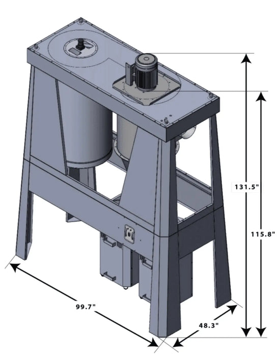 Laguna Cyclone Dust Collector Flux:10 | Laguna Tools | MDCTF102203 - Sawtooth Supplies