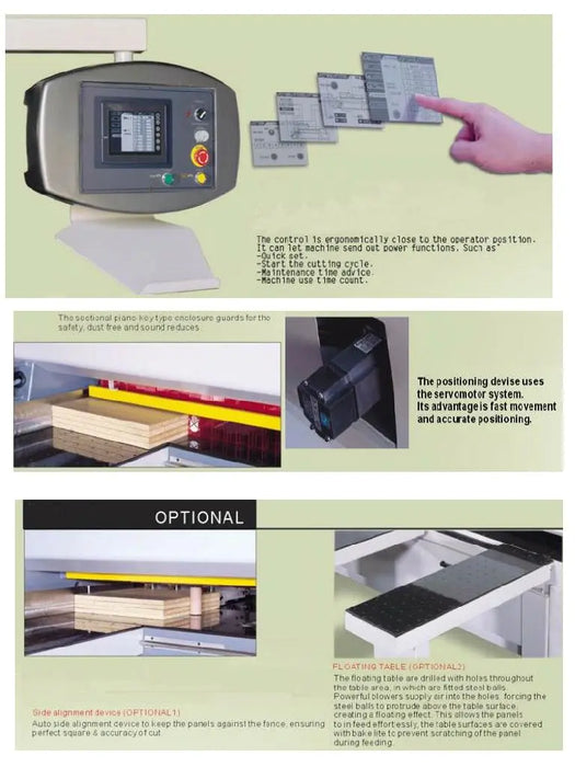 Castaly 10’ Auto Push Program Panel Beam Saw | TS-P10AAT - Sawtooth Supplies